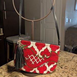 Brighton Red Love Dove Crossbody Bag